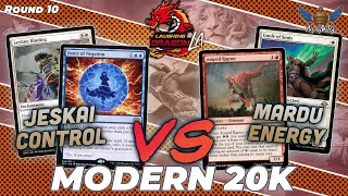 Jeskai Control vs Mardu Energy  MTG Modern  MXP Los Angeles Modern 20k  Round 10 [upl. by Jelena]