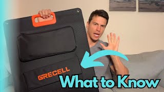 GRECELL 100W Portable Solar Panel Review [upl. by Flower645]