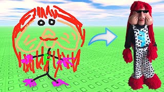 Desenhei o Fofão e ele virou realidade desenhando o personagem da carreta da alegria no jogo Roblox [upl. by Aryan]