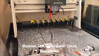 Maintek CNC  Otomatik Takım Değiştirme [upl. by Robinson116]