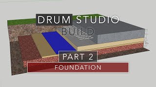 How to Build A Concrete Slab Base with Time Lapse  Drum Studio Garden Room Build  Part 2 [upl. by Ardnaxela]