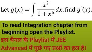 gx  Integration x²1x⁵ dx find gx [upl. by Akemed202]