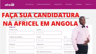 Candidatura Recrutamento Africell Angola [upl. by Moina545]