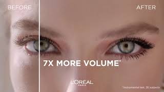 LOréal Paris  New Volume Million Lashes Balm Noir Mascara [upl. by Adikam]