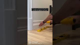 TwoPiece Baseboards Installation Home Upgrade 🏠🔨 [upl. by Free679]