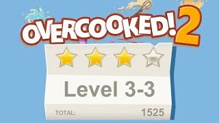 Overcooked 2 Level 33 4 stars 2 player Coop [upl. by Eilyk]