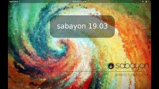 Sabayon 1903 GNOME Edition preview [upl. by Farika]