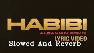 Ricky Rich x Habibi Albanian Remix Lyric Video  Slowed And Reverb [upl. by Yahsan]