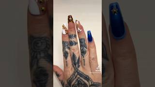 Blooming gel is my new fave naildesign bloominggel pressonnails fyp nailtutorial nailart [upl. by Petuu]