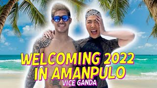 Welcoming 2022 in Amanpulo  VICE GANDA [upl. by Coy]