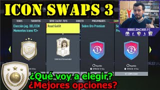 ICON SWAPS 3 FIFA 22 ¿qué voy a elegir ¿qué opciones son mejores [upl. by Sorac]