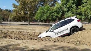 2019 Subaru Forester Snow Dirt Xmode demonstration [upl. by Lundeen]