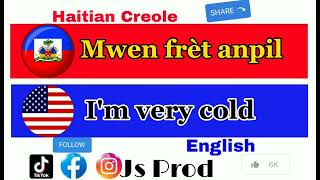 Haitian Creole To English 🇭🇹🇺🇸 class 163 [upl. by Netsyrc]