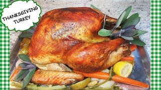 The JUCIEST THANKSGIVING TURKEY Recipe Easy Roast Turkey for Beginners [upl. by Marchall82]