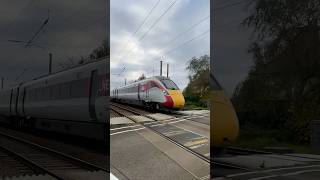 Train at Claypole Azuma on a Kings Cross to Lincoln [upl. by Lorolla]