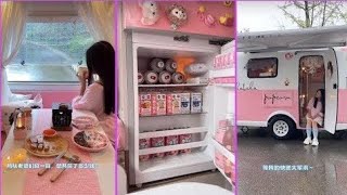 Immersive BedCar Camping  Girls Go Camping  cleaning house  restocking makeup [upl. by Shull260]