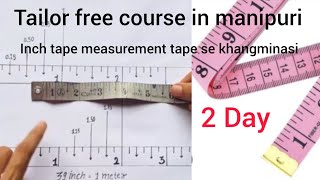 inch tape measurement tape se khangminasi echil enao mayam [upl. by Akemad]