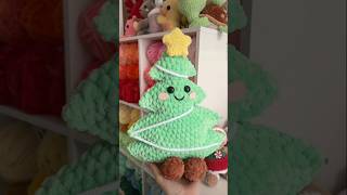 My new free crochet pattern the Christmas tree pillow 🎄 crochet freepattern freecrochetpattern [upl. by Flyn516]