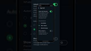 whatsapp par fingerprint lock kaise lagaye  how to set fingerprint lock in whatsappshorts​ short​ [upl. by Regdirb]