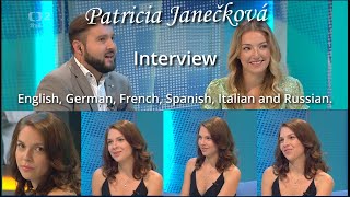 Patricia Janečková interview CT2 Television Translated [upl. by Etteluap342]