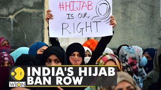 India Women take to streets to protest Karnataka hijab ban  Latest English News  Top Headlines [upl. by Colene945]