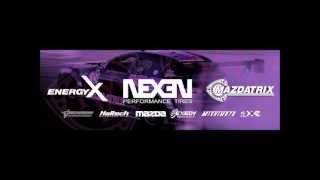 KMR Nexen Tire Energy X Mazdatrix RX8 Idling Fire [upl. by Lluj801]