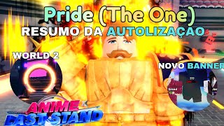 RESUMO DA UPDATE DO MUNDO 2 ANIME LAST STAND  NOVOS CODES [upl. by Assilla]