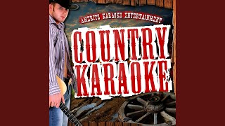 Ten Feet Away In the Style of Keith Whitley Karaoke Version [upl. by Maril]