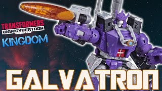 BEHOLD GALVATRON  Transformers War for Cybertron Kingdom Leader Galvatron Galvatron Video Review [upl. by Dame]