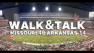 WALK amp TALK Missouri 48 Arkansas 14 [upl. by Claresta]