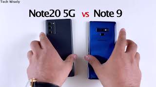 SAMSUNG Note 20 5G vs NOTE 9  SPEED TEST [upl. by Artemis923]