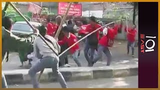 🇮🇩 Jakarta School Brawl l 101 East [upl. by Huxley]