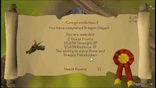 Level 27 Does Dragon Slayer  From Scratch to Max 3  OSRS [upl. by Geminius]