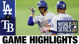 Walker Buehler Ks 10 to fuel Dodgers World Series Game 3 win  DodgersRays Game 3 Highlights [upl. by Warren706]