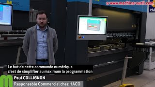 Comment programmer une presse plieuse sur une commande numérique Haco Fastbend 2D Multi Touch [upl. by Atekal]