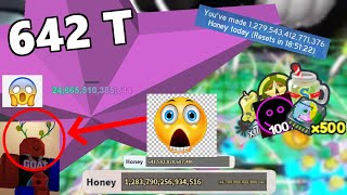 Bee Swarm Simulator Maxed Out Digital Bee Dominates Spider Field  640T Boost No HoneydayFBean [upl. by Noizneb]