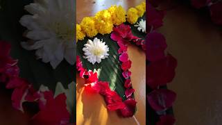 Banana Leaf Decoration diwali decoration shorts [upl. by Tadashi880]