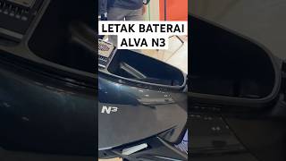 DISINI LETAK BATERAI ALVA N3 alva motorlistrik motorlistrikindonesia [upl. by Bibeau]