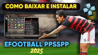 Como BAIXAR e INSTALAR PES 2025 de PPSSPP EXPLICAÇÃO PASSO A PASSO [upl. by Aihsotan189]