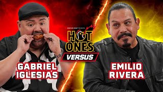 Gabriel Iglesias vs Emilio Rivera  Hot Ones Versus [upl. by Orton156]