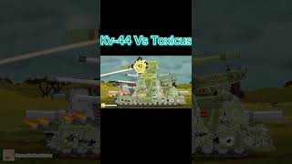 Kv44 Vs Toxicus morokking1 homeanimations мультикипротанки cartoonsabouttanks shorts [upl. by Annagroeg]