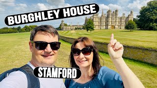 English Country House Walking Tour Burghley House and Gardens Stamford UK [upl. by Reinhart]