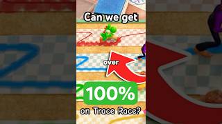 Can we get 100 on Trace Race in one go gaming mario marioparty nintendo [upl. by Aronel]