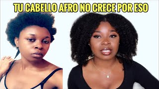 POR QUÉ EL CABELLO AFRO NO CRECE   10 RAZONES DEL PORQUÉ NO TE CRECE EL CABELLO  RIHANEL [upl. by Aselehc]