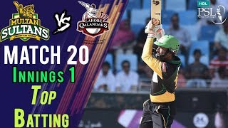 Kumara Sangakkara Batting  Lahore Qalandars Vs Multan Sultans  Match 20  9 March  HBL PSL 2018 [upl. by Soph]