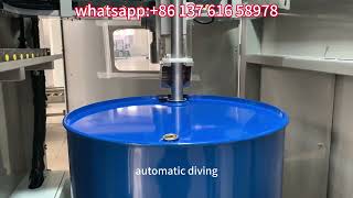 fillingmachine with Vision automaticDrum moving Visual Filling Machine capping weighing [upl. by Hau]