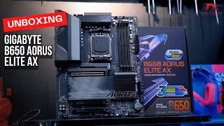 Unboxing GIGABYTE B650 AORUS Elite AX [upl. by Jenks]