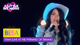 BESA  TITAN Live at the Pyramid of Tirana  Albania 🇦🇱  EurovisionALBM [upl. by Onailil]