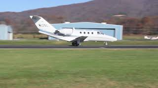 Cessna Citation Jet taking off from Elizabethton TN airport [upl. by Attwood]