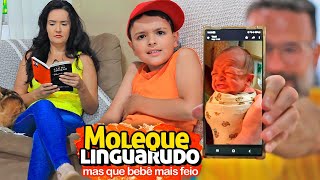 Moleque linguarudo  mas que bebê mais feio [upl. by Ithsav241]